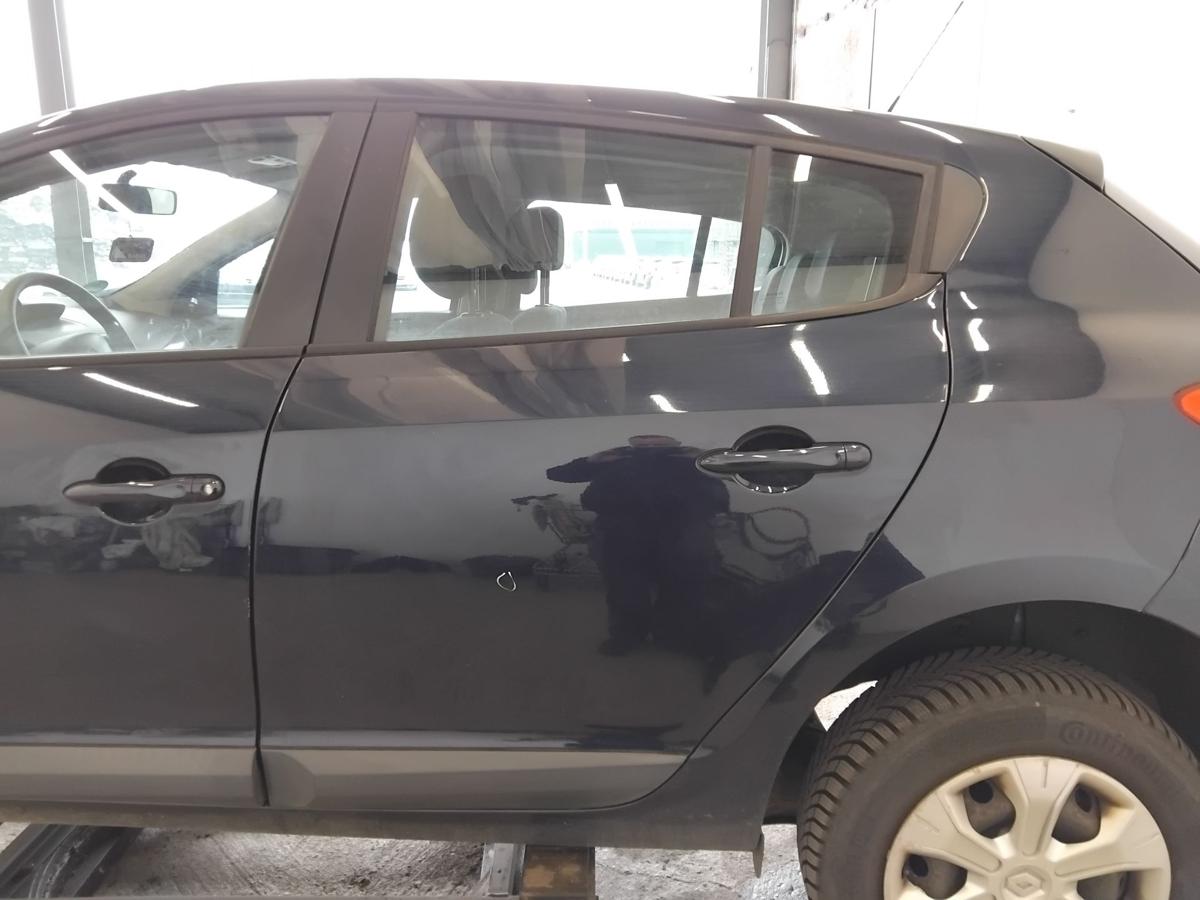Renault Megane 3 T&uuml;r hinten links NV472 Bleu Crepuscule 5-t&uuml;rig Flie&szlig;heck BJ2009
