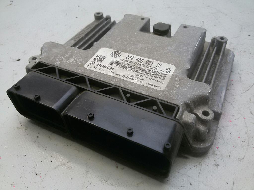 Skoda Octavia 2 1Z 03G906021TG Steuergerät Motor 0281014715 1.9TDI BLS BJ2008