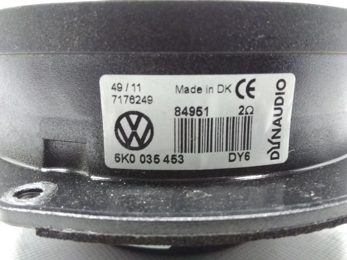 VW Golf 6 original Lautsprecher Tiefton Dynaudio 5K0035453 Bj.2012