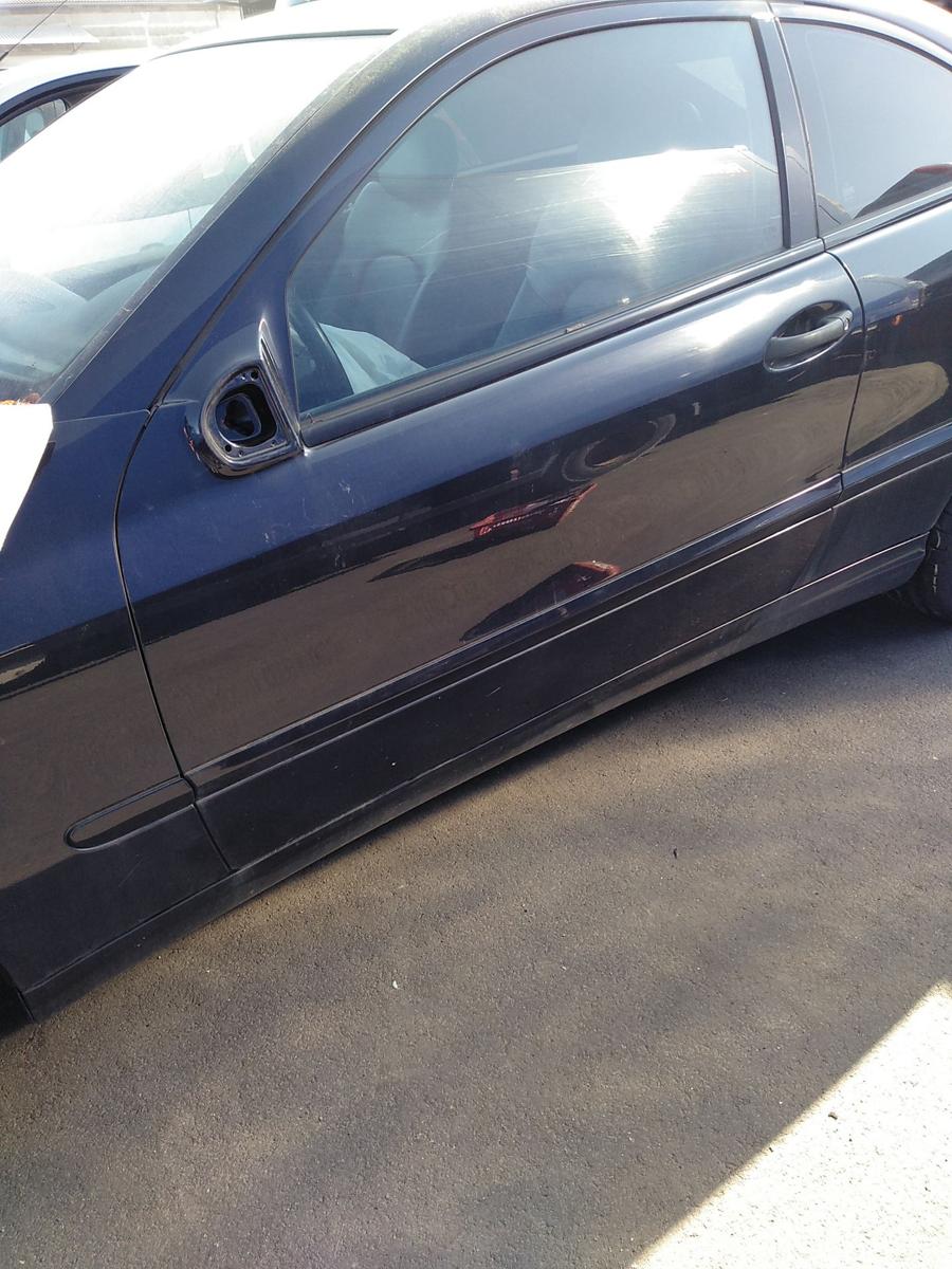 Mercedes C203 Sportcoupe T&uuml;r links Fahrert&uuml;r tansanitblaumetallic 359 Bj.2006