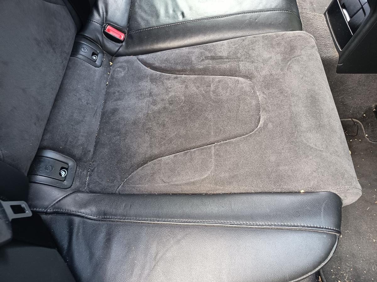 Audi A4 B8 8K original R&uuml;cksitzbank geteilt Alcantara/Leder soulschwarz Bj2009