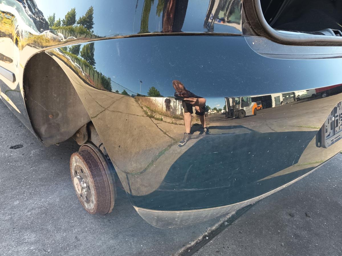 VW Fox original Sto&szlig;stange hinten L041 Brillantschwarz Baujahr 2005