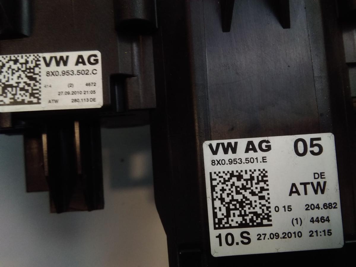 Audi A1 8X original Kombischalter Lenkstockschalter mit Tempomatschalter BJ2010