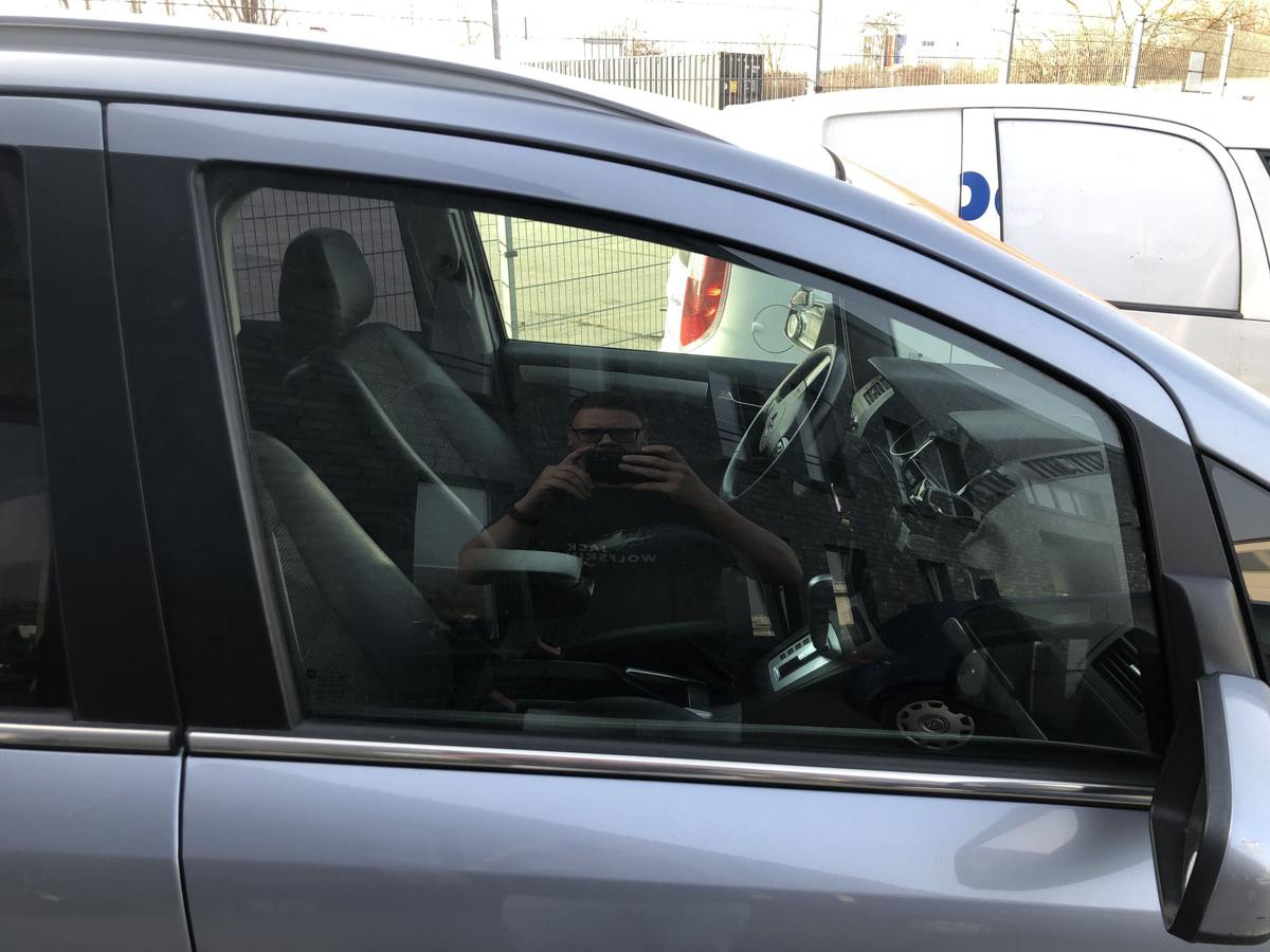 Opel Zafira B T&uuml;rscheibe vorn rechts Beifahrert&uuml;r Seitenscheibe Colorglas