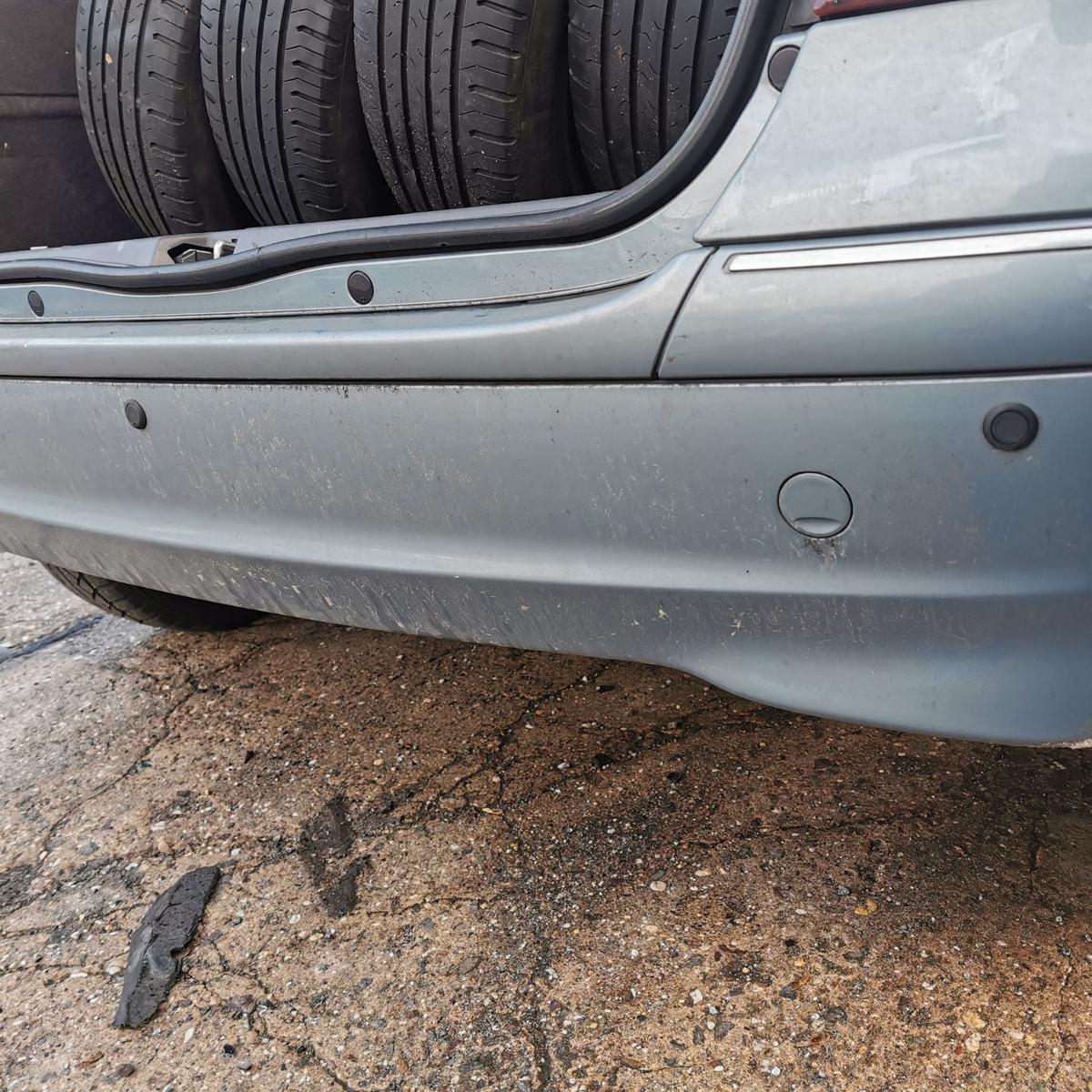 Mercedes A Klasse W168 Lang Stoßstange Stoßfänger Bumper hinten 757 Kumulusgrau