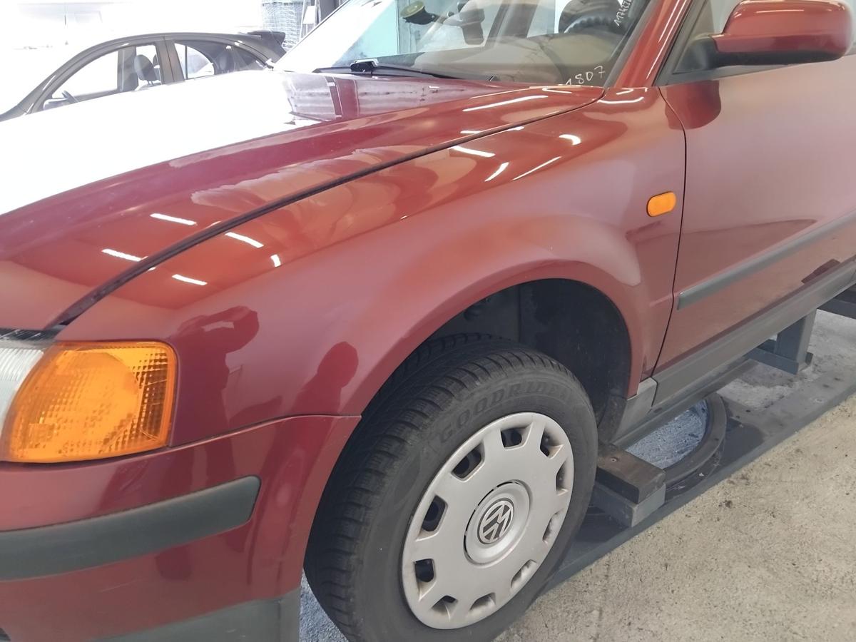 VW Passat 3B original Kotfl&uuml;gel vorn links coloradorotmetallic LB3Y BJ1997