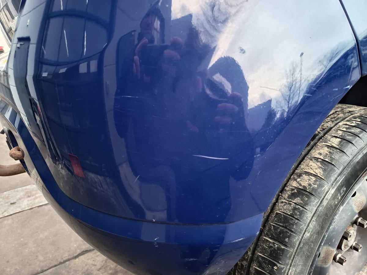 Dacia Sandero 1 original Sto&szlig;stange F&auml;nger hinten Heck 61H Blue marine Bj 2009