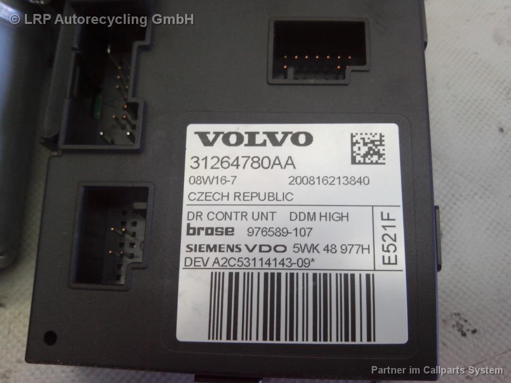 Volvo V50 BJ2008 Motor Fensterheber vorn links 31264780AA Brose 976589107