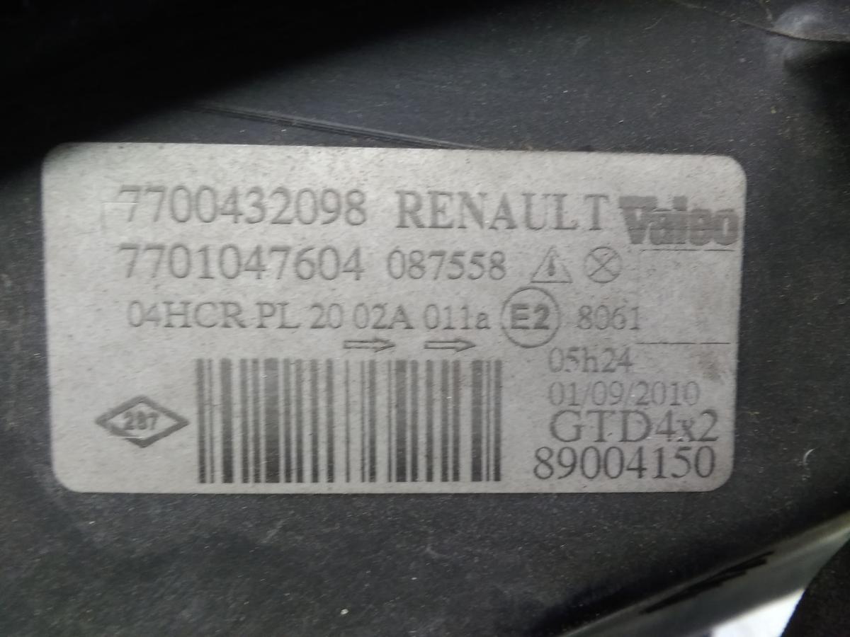 Renault Megane Scenic 1 JA orig Scheinwerfer links Valeo mit LWR Facelift BJ2000