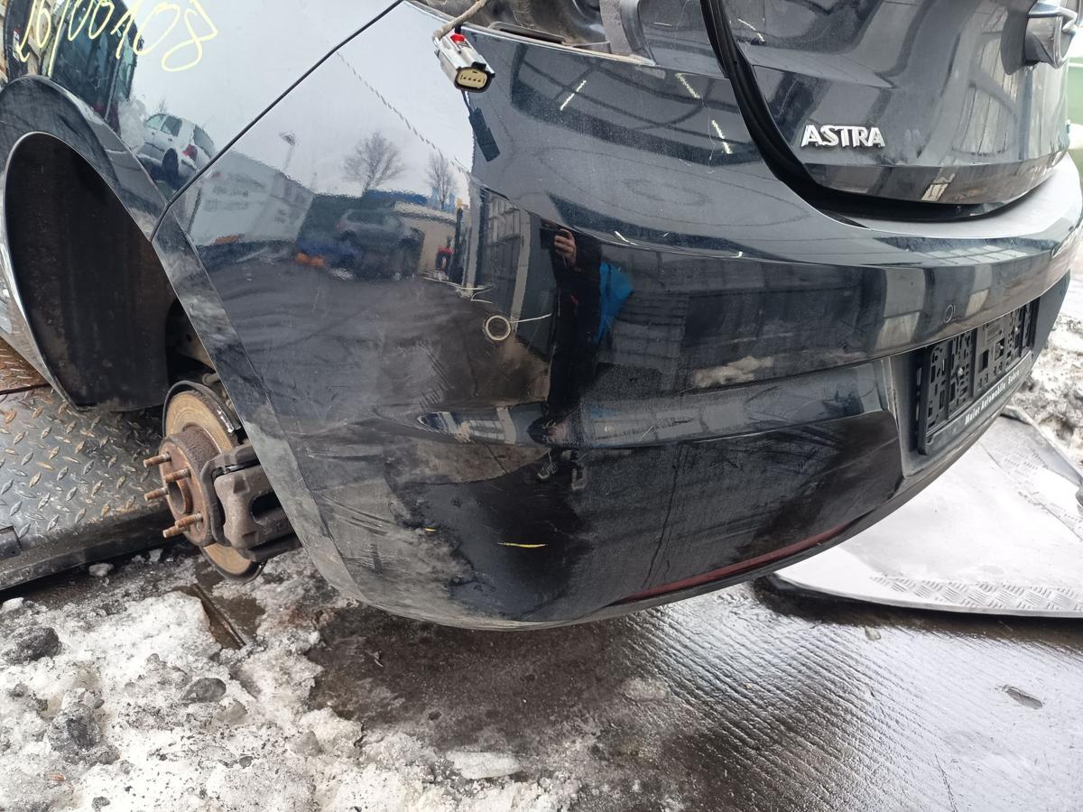 Opel Astra K Schr&auml;gheck orig Sto&szlig;stange hinten PDC Z22X Blau vor Facelift Bj 18