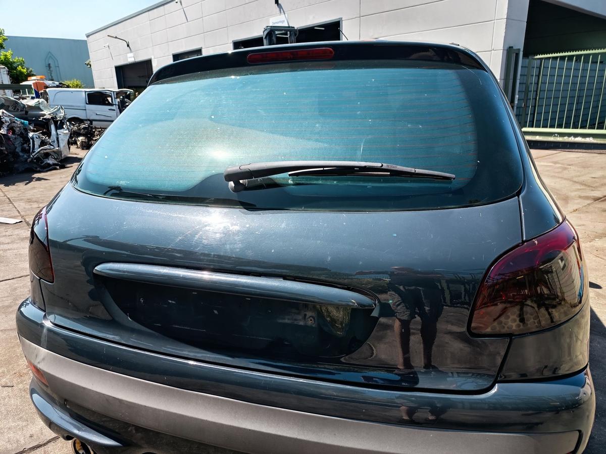 Peugeot 206+ orig Heckklappe mit Scheibe KTG Grau Hurricane Bj 2009