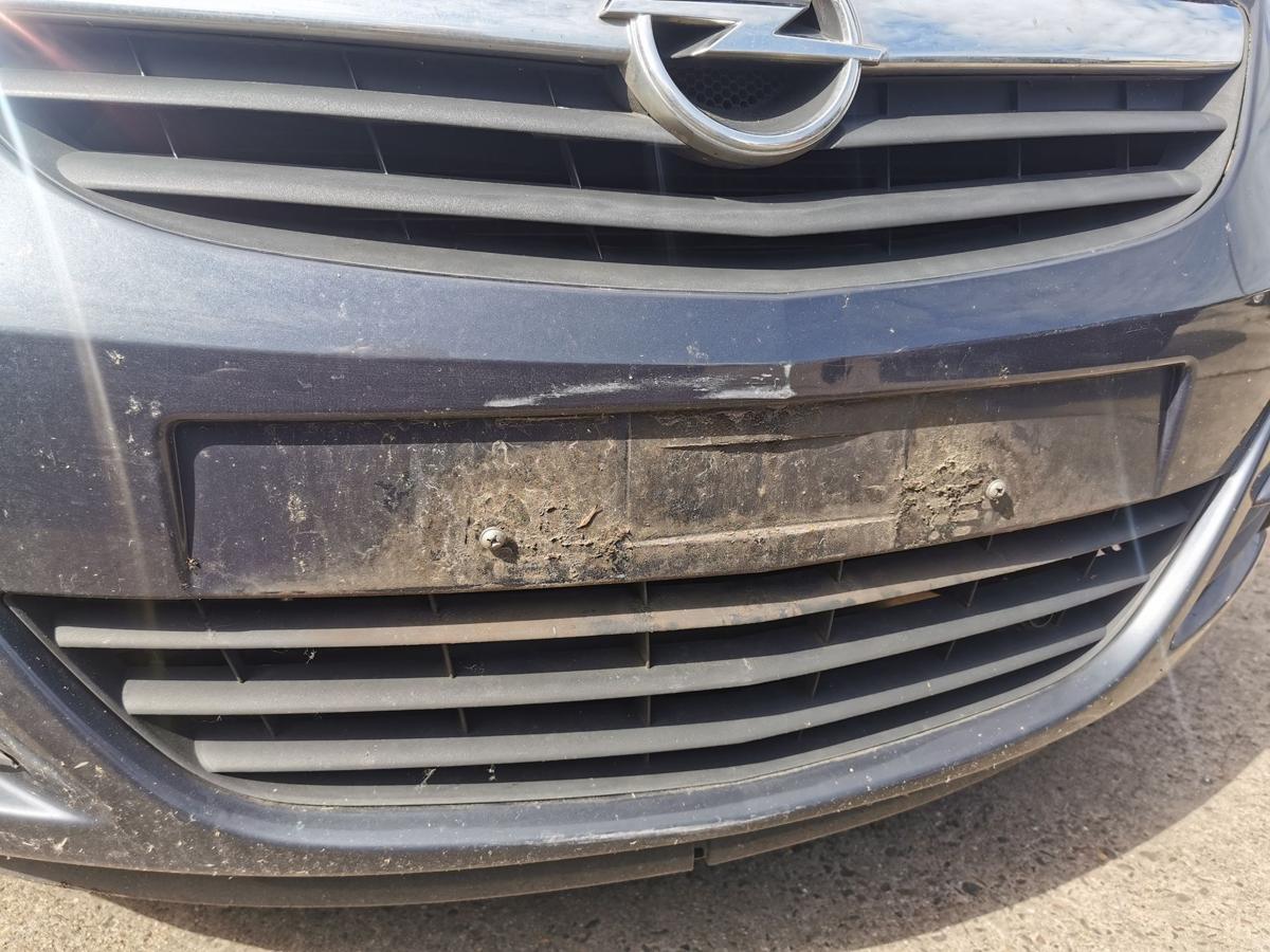 Opel Corsa D Stossfänger Stossstange Bumper vorn NSW Z168 Metroblau Perl