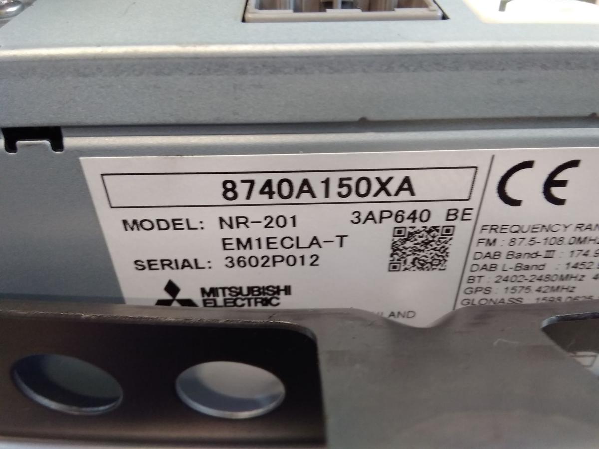 Mitsubishi Eclipse Cross original Display Radio Navi 8740A150XA