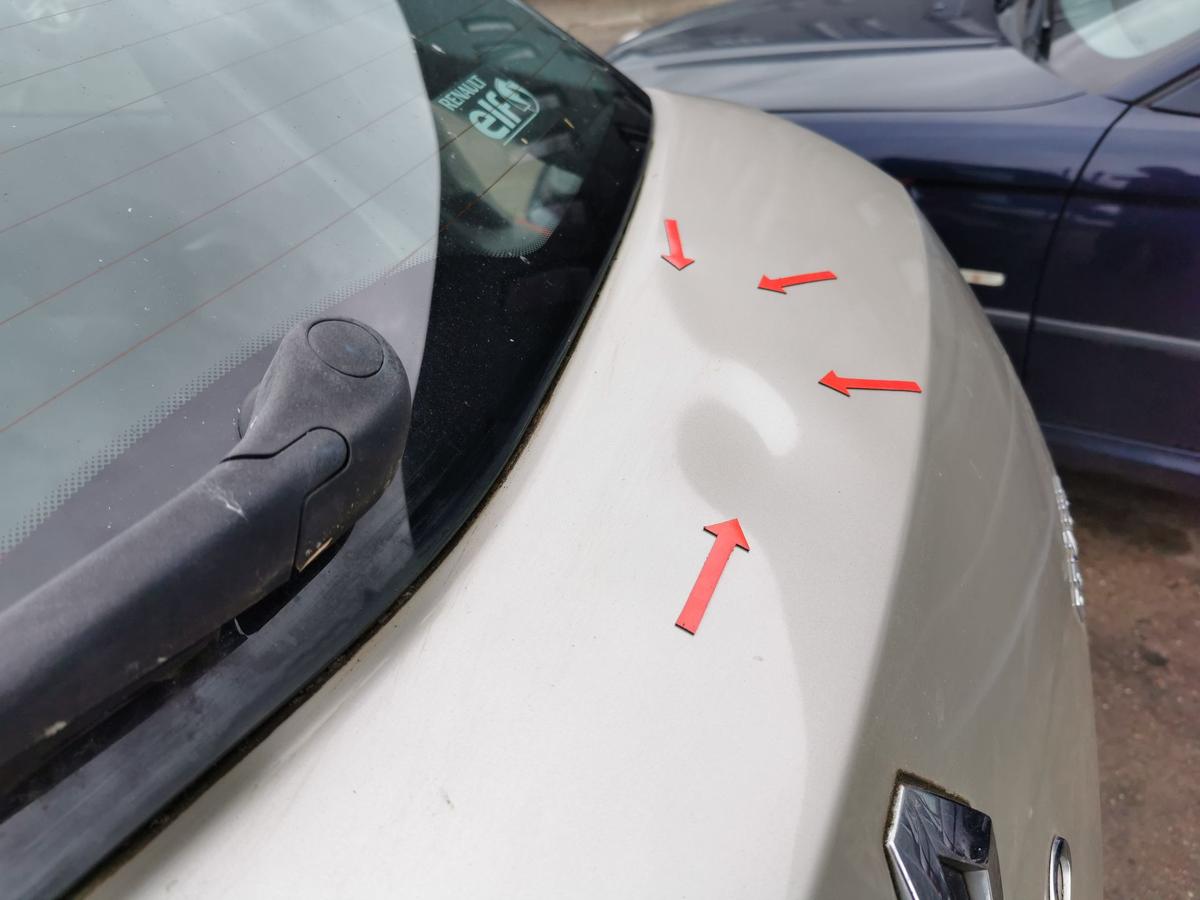 Renault Clio III Heckklappe Klappe Deckel hinten 3trg TED11 BeigePepper DELLEN