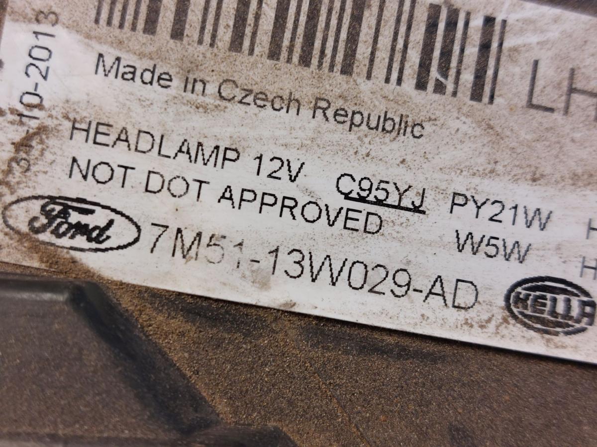 Ford C Max DM2 Scheinwerfer Hauptscheinwerfer vorn rechts Hella Halogen ab 2007