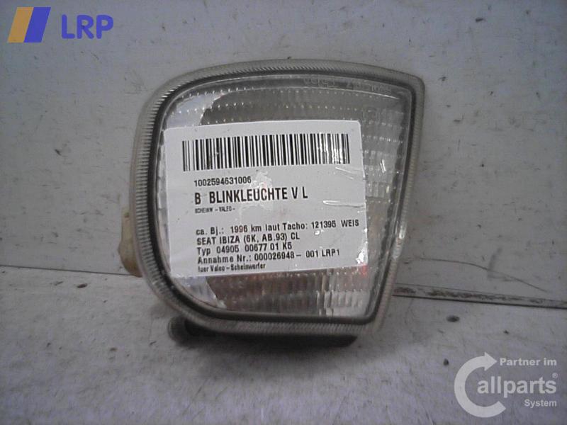 BLINKLEUCHTE V L; Blinker L; IBIZA (6K, AB´93); 6K 11/93-03/99; 6K5953049A; N.L.