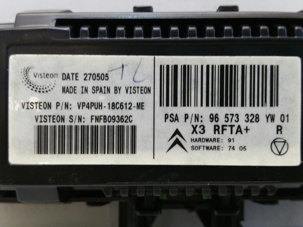 Citroen C5 Typ_R Bj.05 original Klimabedienteil 96573328 VISTEON