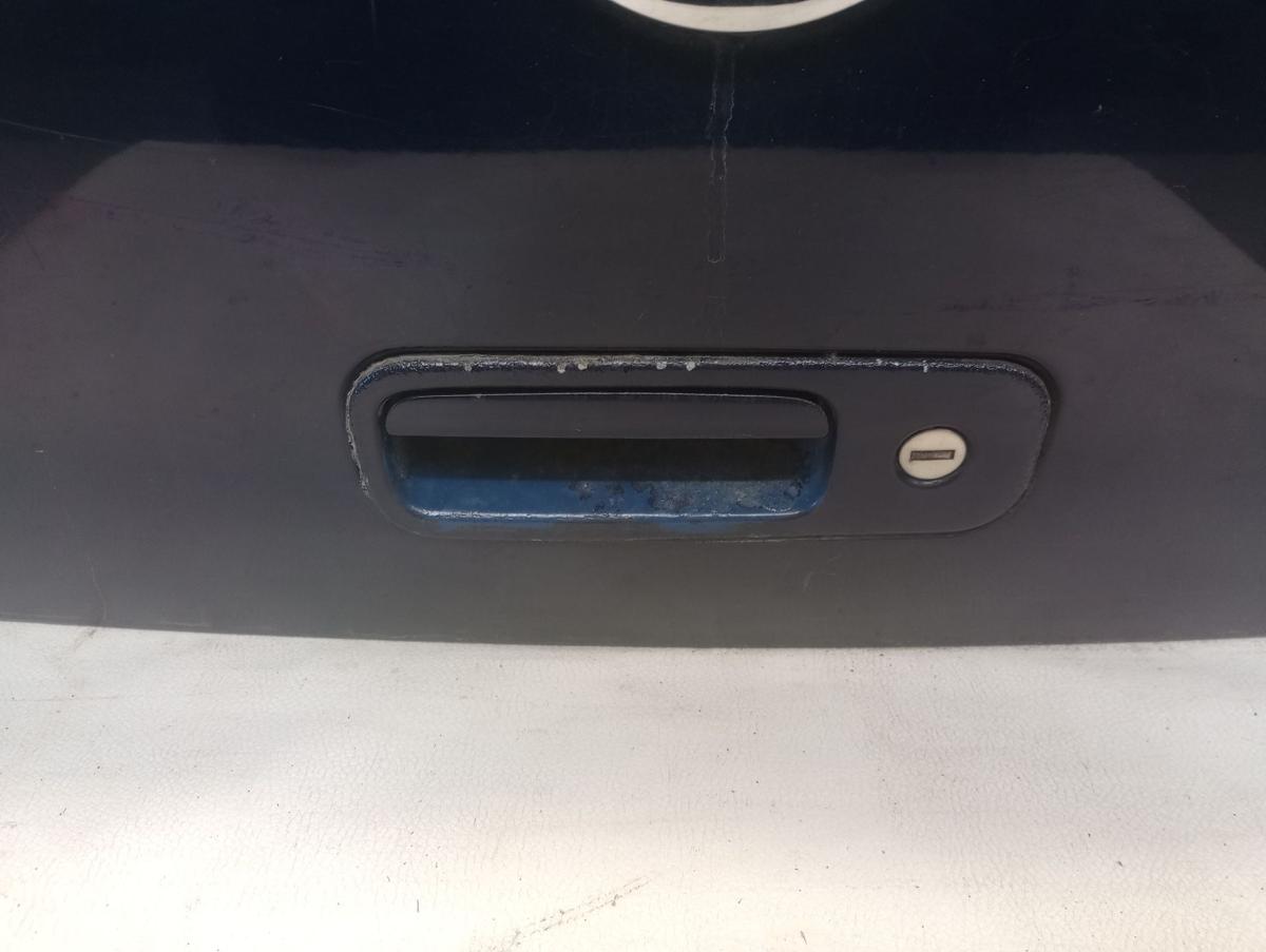 VW Golf IV orig Heckklappe mit Scheibe LB5N INDIGOBLAU Bj1999
