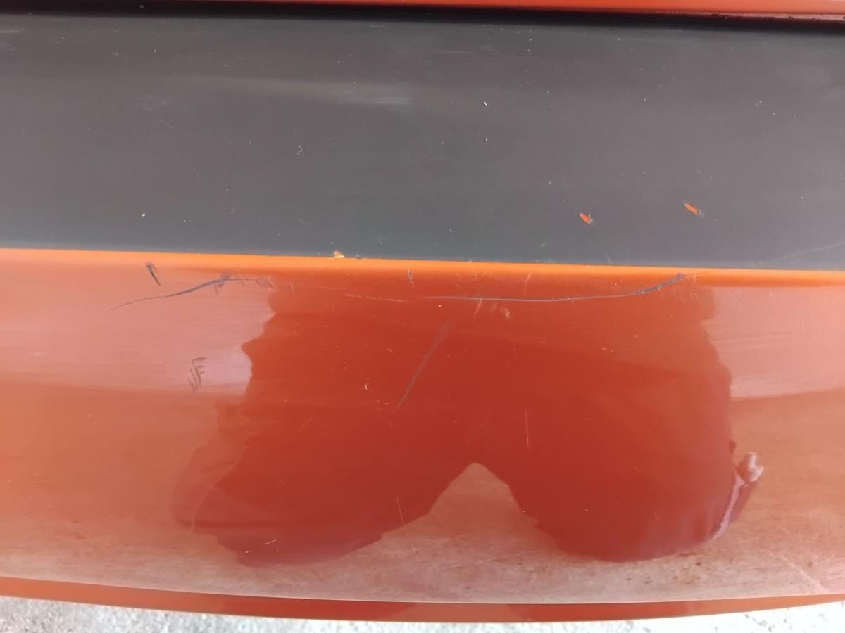 Hyundai Accent 3 MC orig Sto&szlig;f&auml;nger Sto&szlig;stange hinten 3t&uuml;rig BJ2007 N8 Tango Red