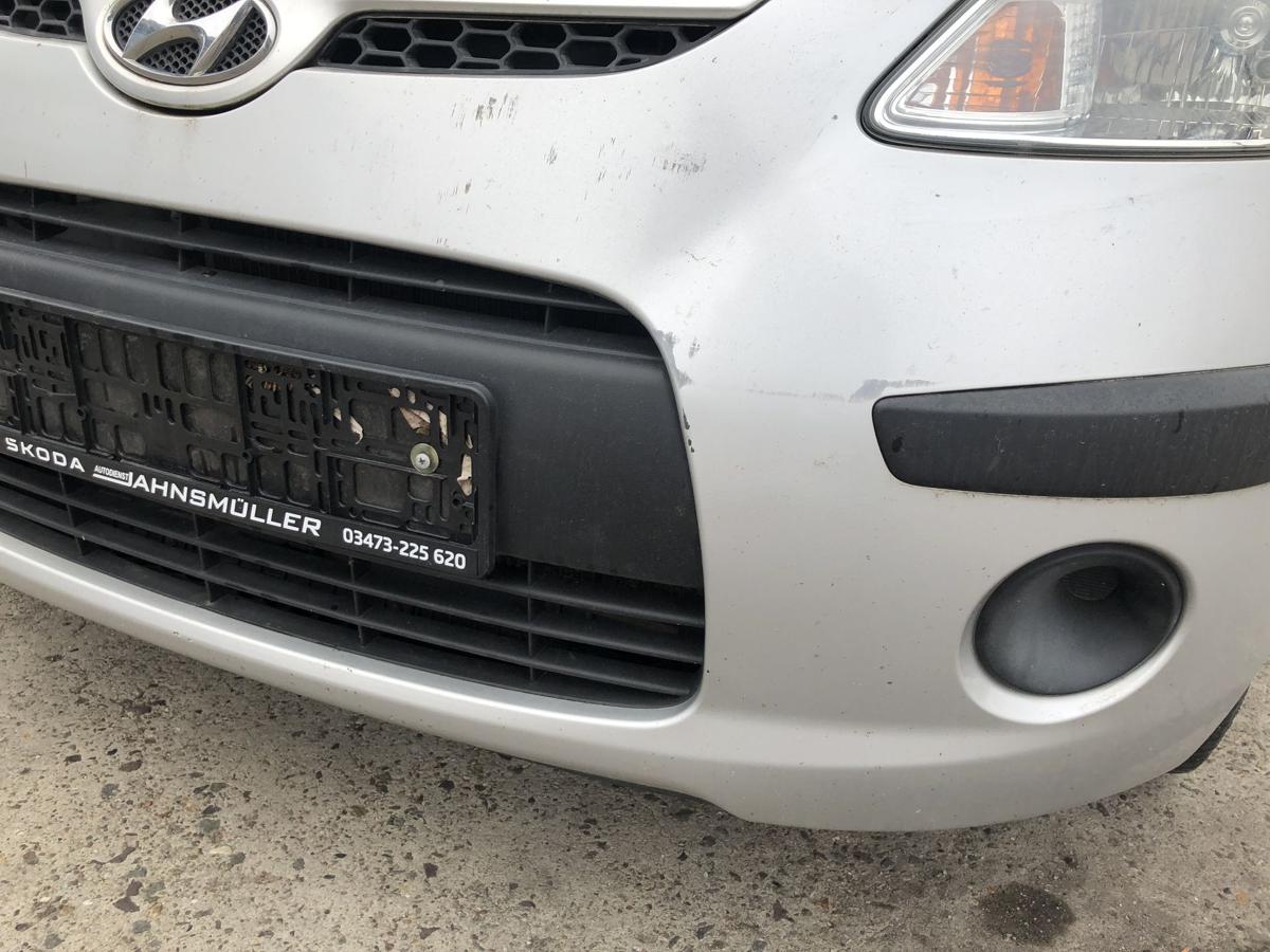 Hyundai i10 PA Stoßfänger vorn Frontschürze ohne Nebel HD Sleek Silver Metallic