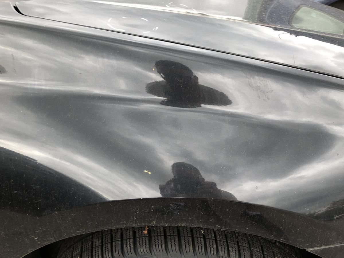 Renault Laguna III 3 Kotfl&uuml;gel vorn rechts Seitenwand NV676 Black Noir Nacre