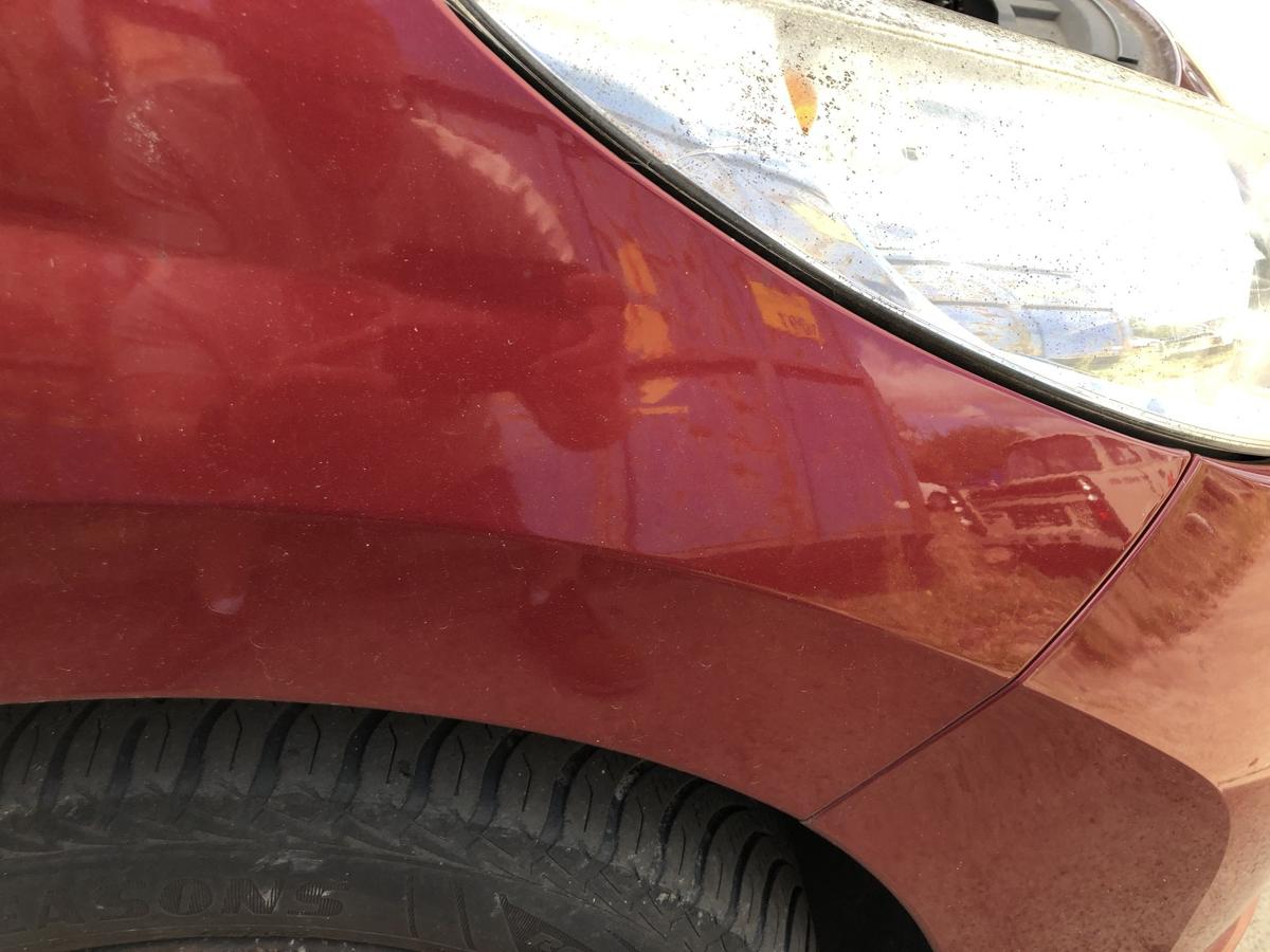 Peugeot 207 WA WC Kotfl&uuml;gel rechts Beifahrerseite Seitenwand KJC Rouge Erythree