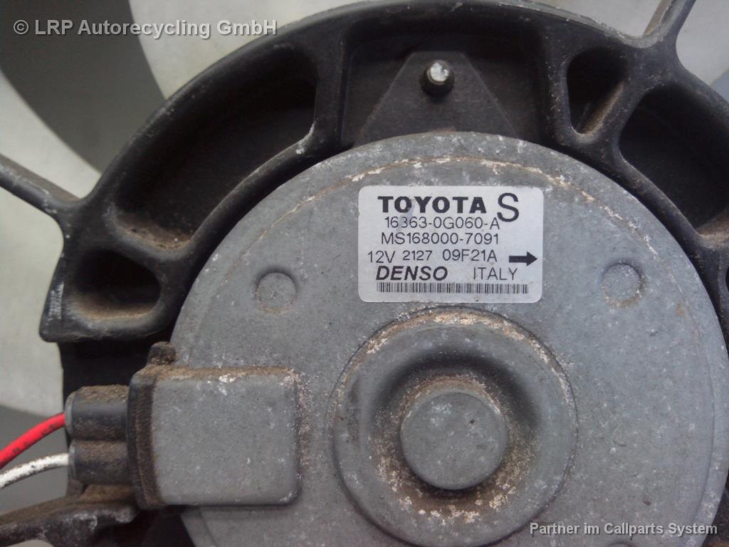 Toyota Avensis T25 BJ2004 Doppelelektrolüfter mit Zarge 2.0TD 1CD 163630G060A 163630G050