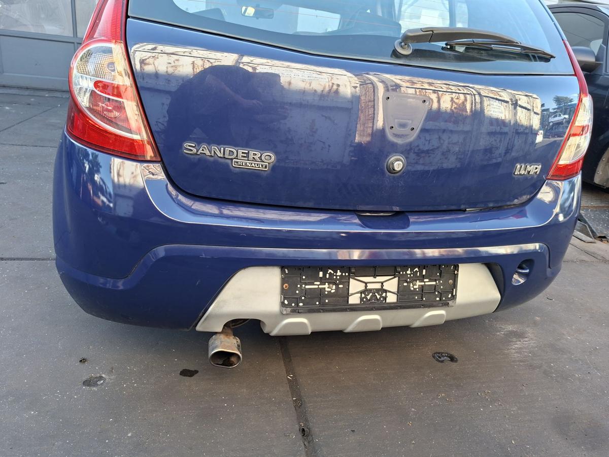 Dacia Sandero Stepway orig Stoßstange Stoßfänger hinten EZ2010 OV61H-Blue Marine