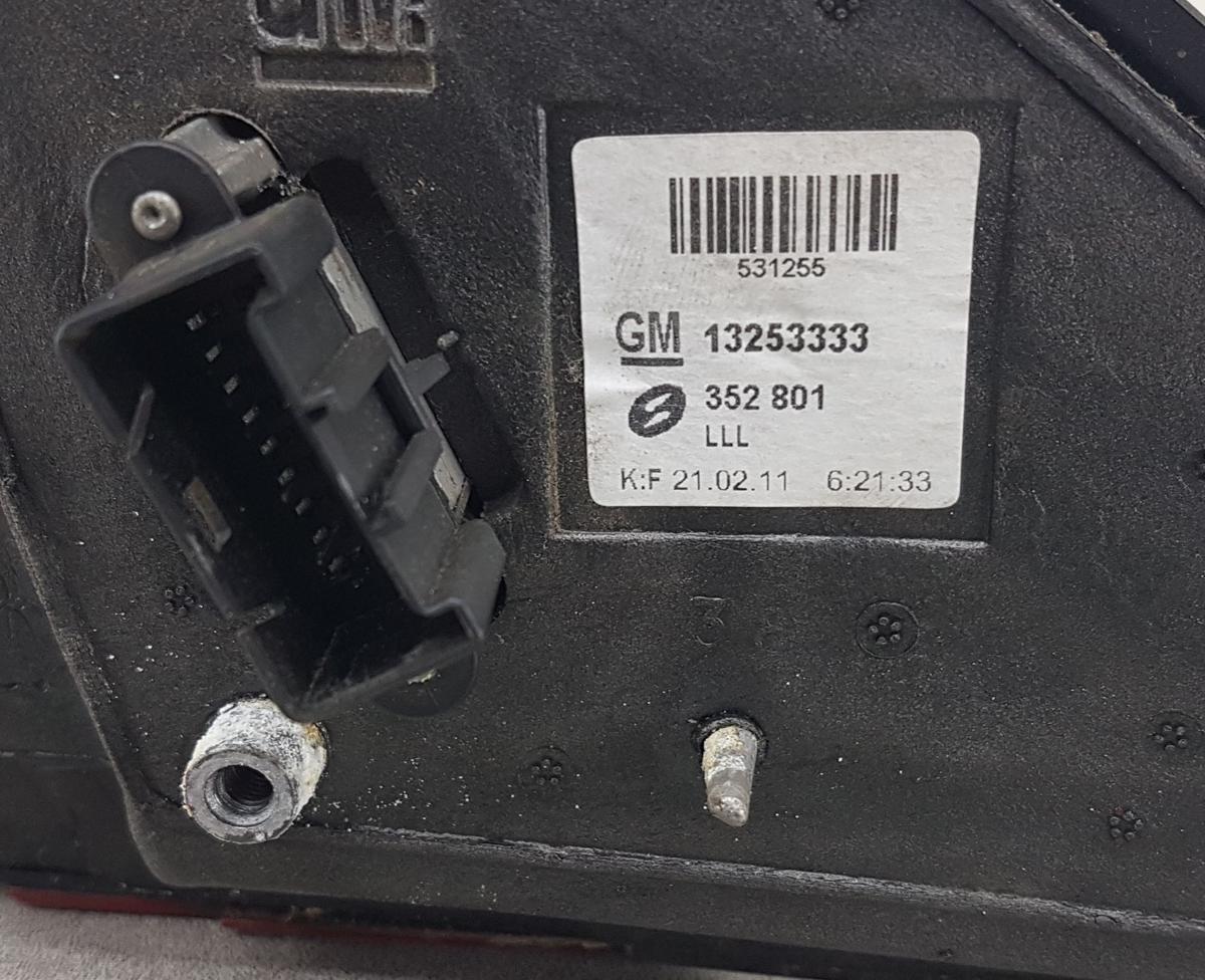 Opel Signum Außenspiegel links 13253333 in granatapfelrot Bj06 elektr 5 Pins