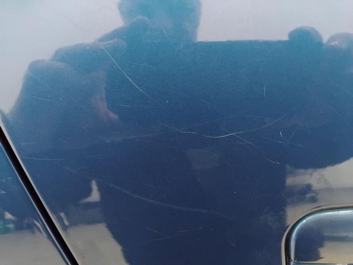 Chevrolet Spark M300 Tür vorn rechts Beifahrertür blau BJ2012