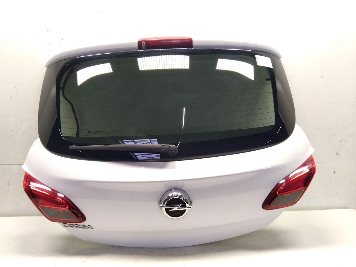 Opel Corsa E Heckklappe 3-T&uuml;rer schneeweiss Z40R inkl. Heckscheibe Bj.2016
