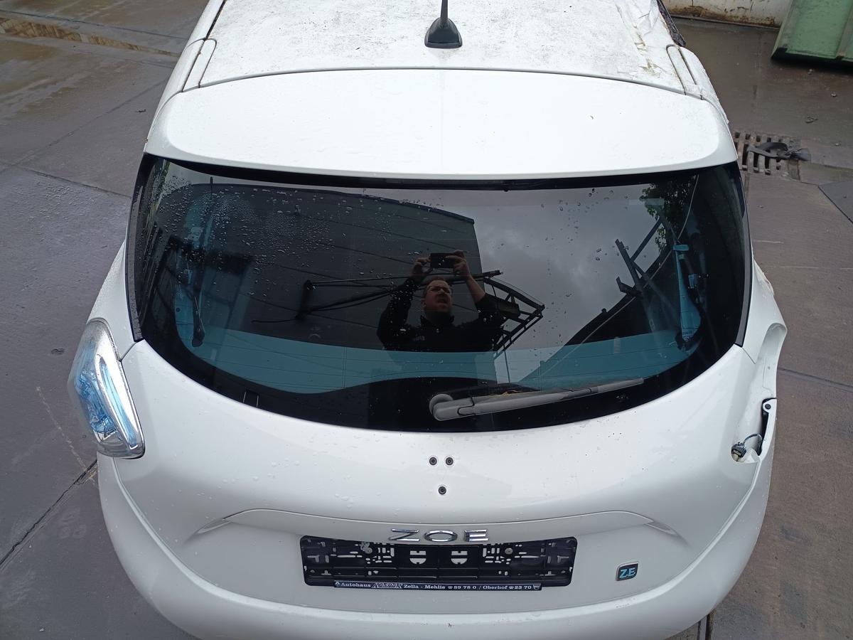 Renault Zoe original Heckklappe mit Scheibe OY369 Arktis Weiss Baujahr 2014