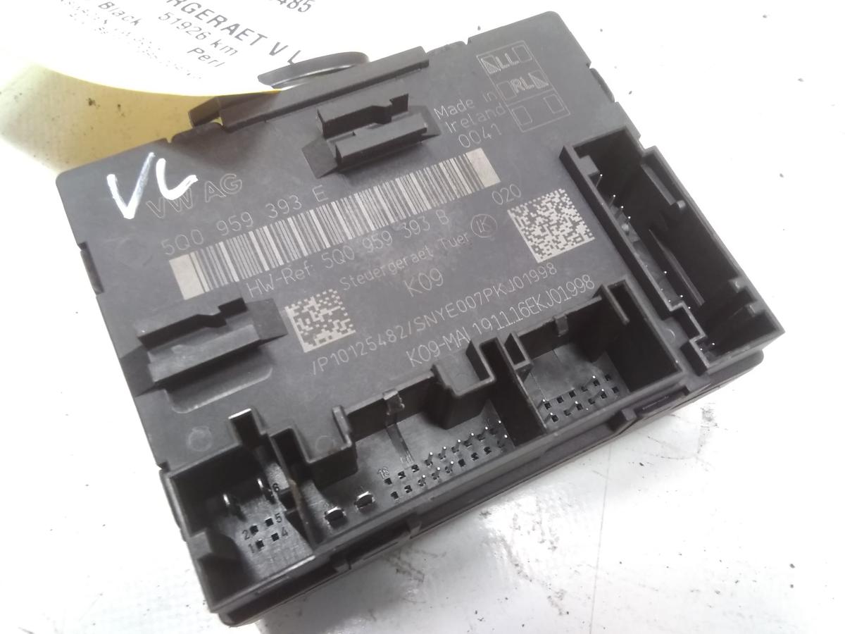 VW Golf Sportsvan original T&uuml;rsteuerger&auml;t vorn links 5Q0959393E Bj.2017