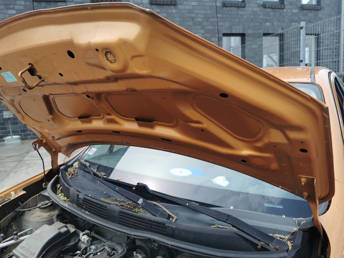 Nissan Micra K13 Motorhaube Haube Klappe Bonnet vorn A55 Orange Perl Kratzer