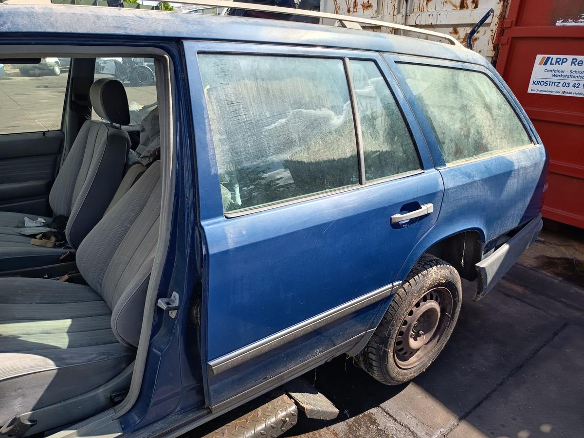 Mercedes S124 original T&uuml;r hinten links Fond 900 Surfblau Bj 1988