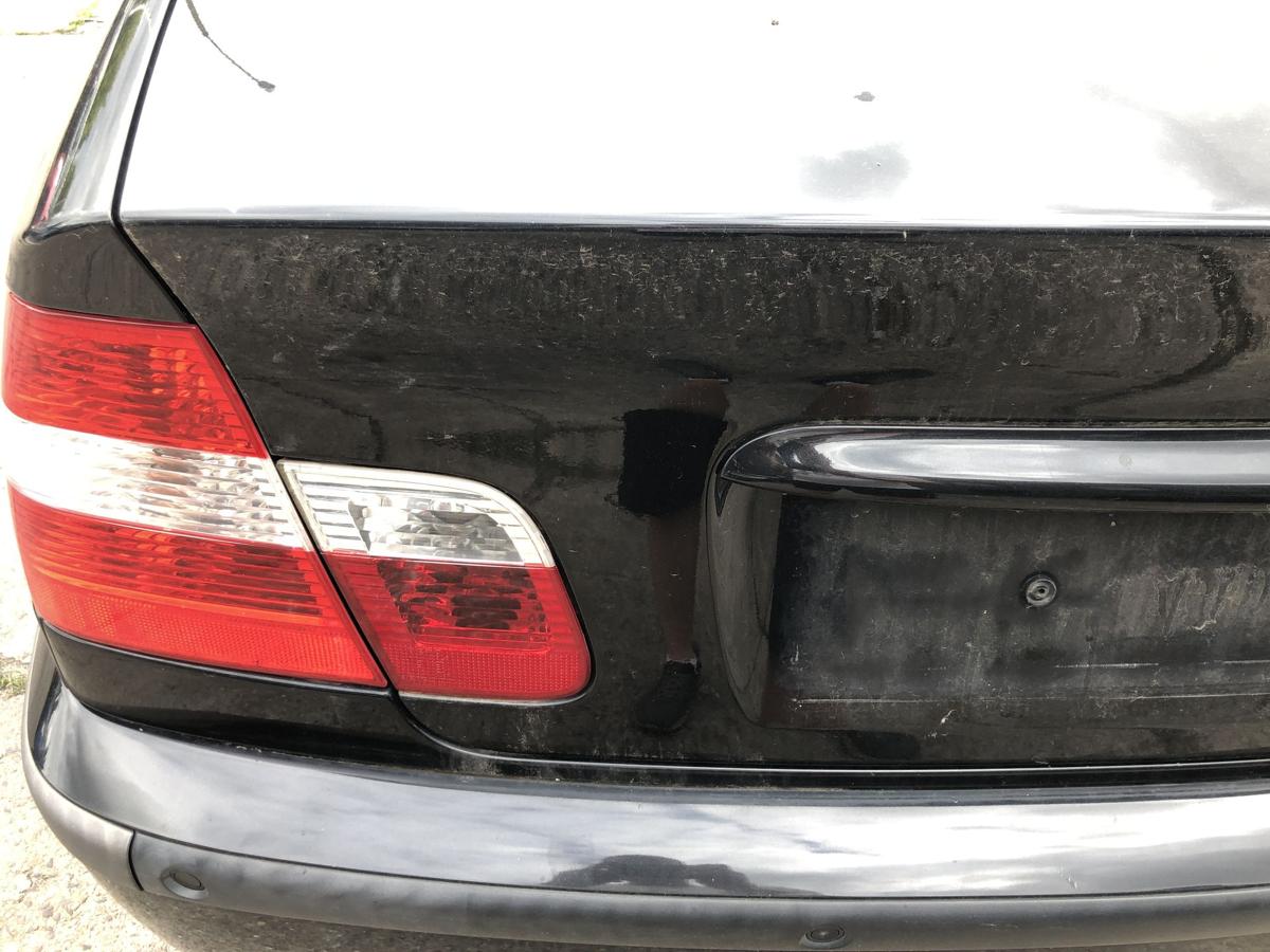 BMW 3er E46 Facelift Heckklappe Heckdeckel Kofferklappe Limo 475/9 Black Saphir