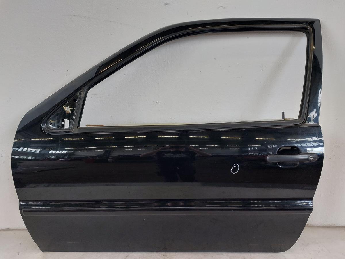 VW Polo 6N2 ab 99 T&uuml;r vorn links Fahrert&uuml;r 3 t&uuml;rig schwarz Farbcode unbekannt