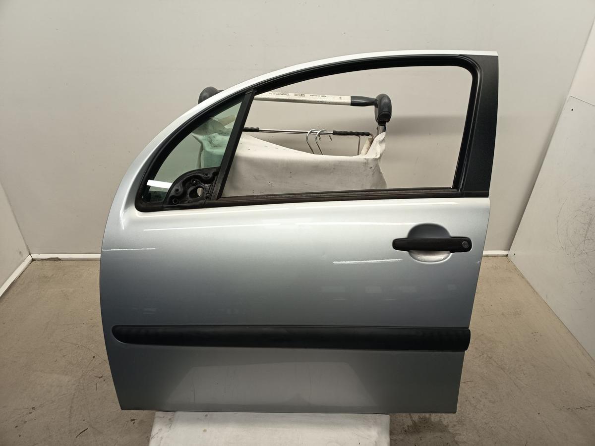 Citroen C3 orig Tür vorn links Fahrerseite ohne Spiegel EZR Grau Bj 2007