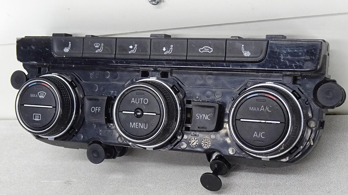 VW Golf VII Klimabedienteil Bj2015 5G0907044BD 5HB01118179 Bedienelement Klima