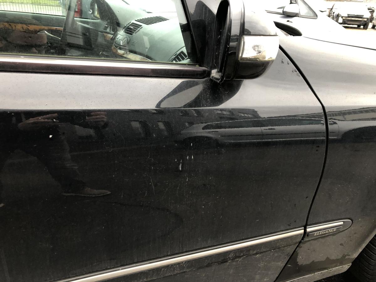 Mercedes W211 S211 E Klasse T&uuml;r vorn rechts Beifahrert&uuml;r Rohbau Obsidianschwarz
