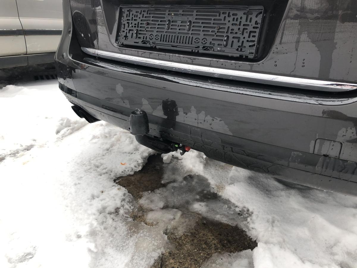 VW Passat 3C Variant Sto&szlig;stange hinten Bumper Sto&szlig;f&auml;nger Hecksch&uuml;rze LC8Z braun