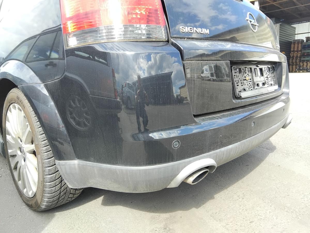 Opel Signum original Sto&szlig;stange Stossf&auml;nger hinten PDC BJ2005 Z20R saphirschwarzmetallic