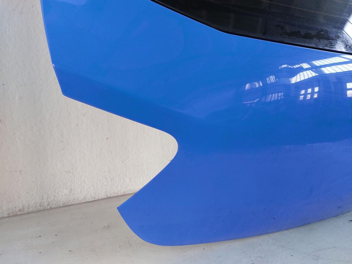 Seat Ibiza 6J Heckklappe Klappe Deckel hinten blau 3trg Rohbau Kofferklappe