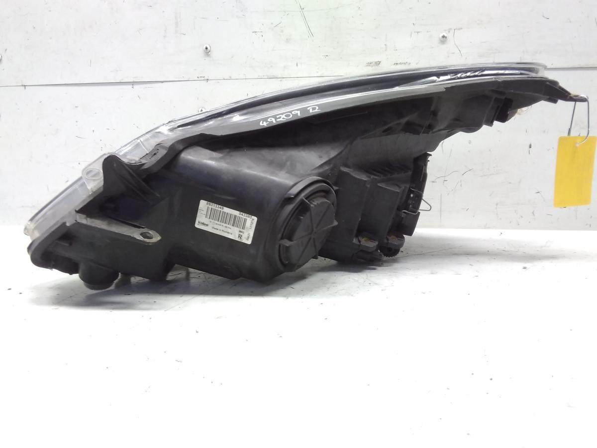 Opel Corsa D Scheinwerfer rechts Valeo schwarz mit LWR Bj.2007