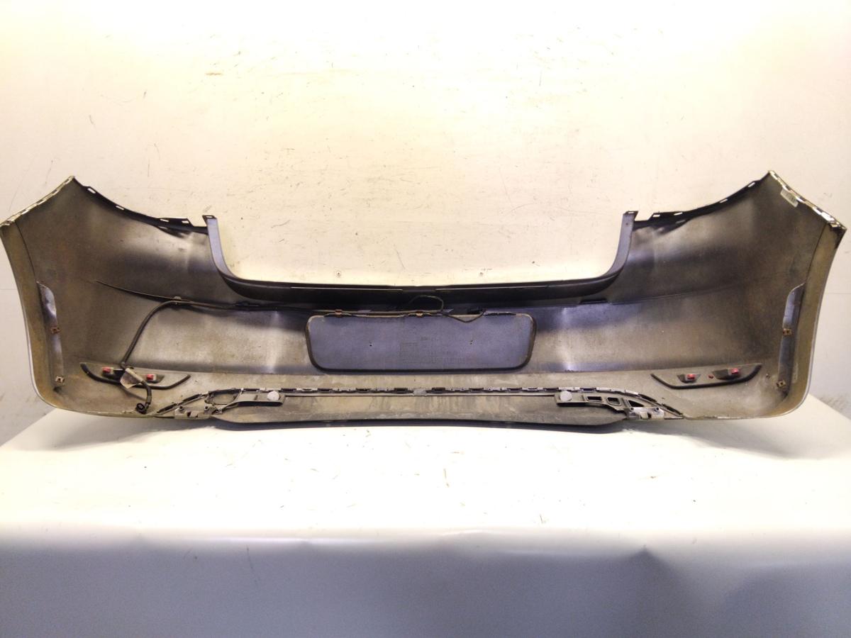 VW Golf 6 Flie&szlig;heck original Sto&szlig;f&auml;nger Sto&szlig;stange hinten BJ2009 LA7W reflexsilbermetallic