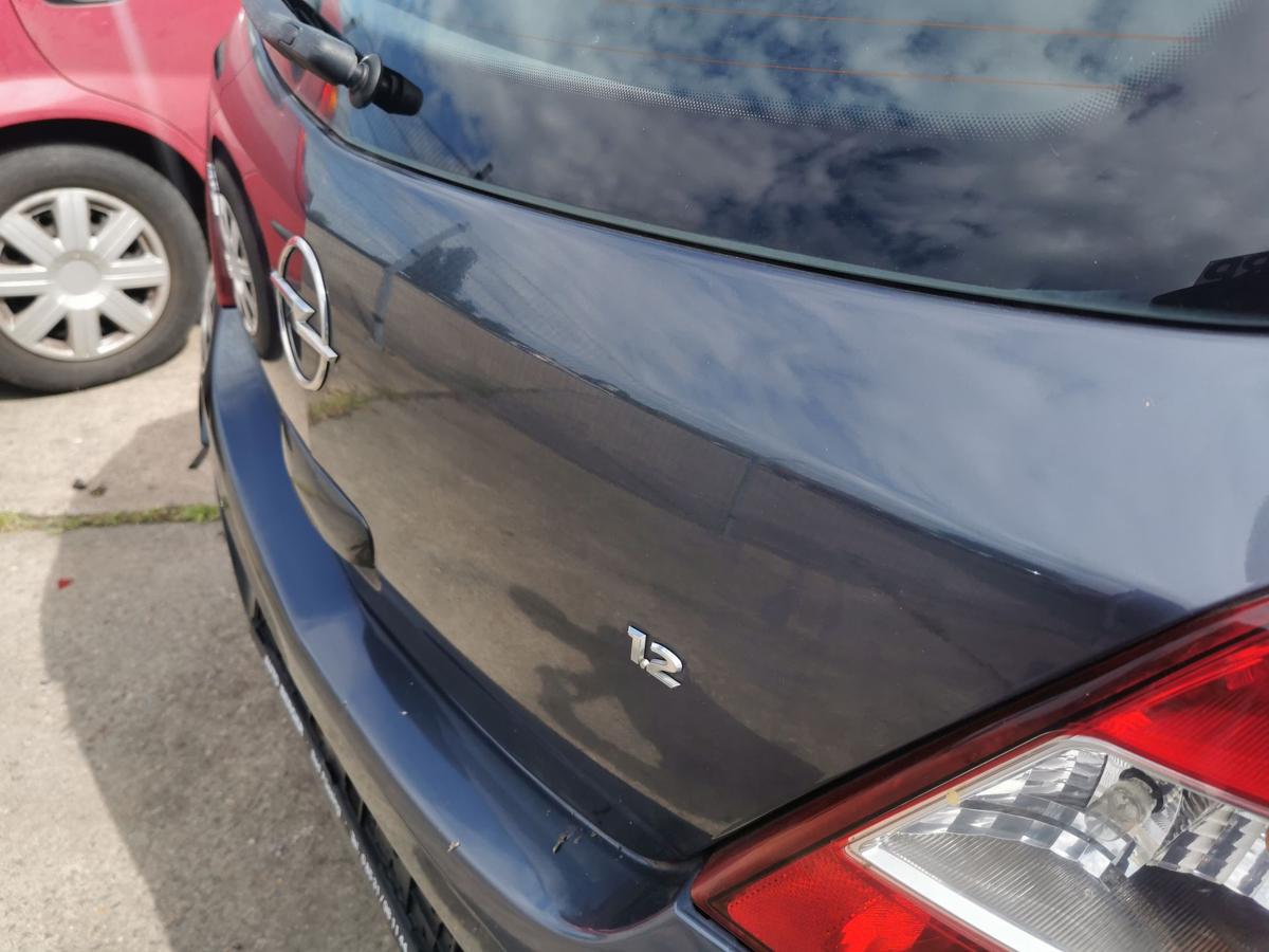 Opel Corsa D Heckklappe Klappe Deckel hinten 5 Türer Z168 Metroblau Perl Rohbau