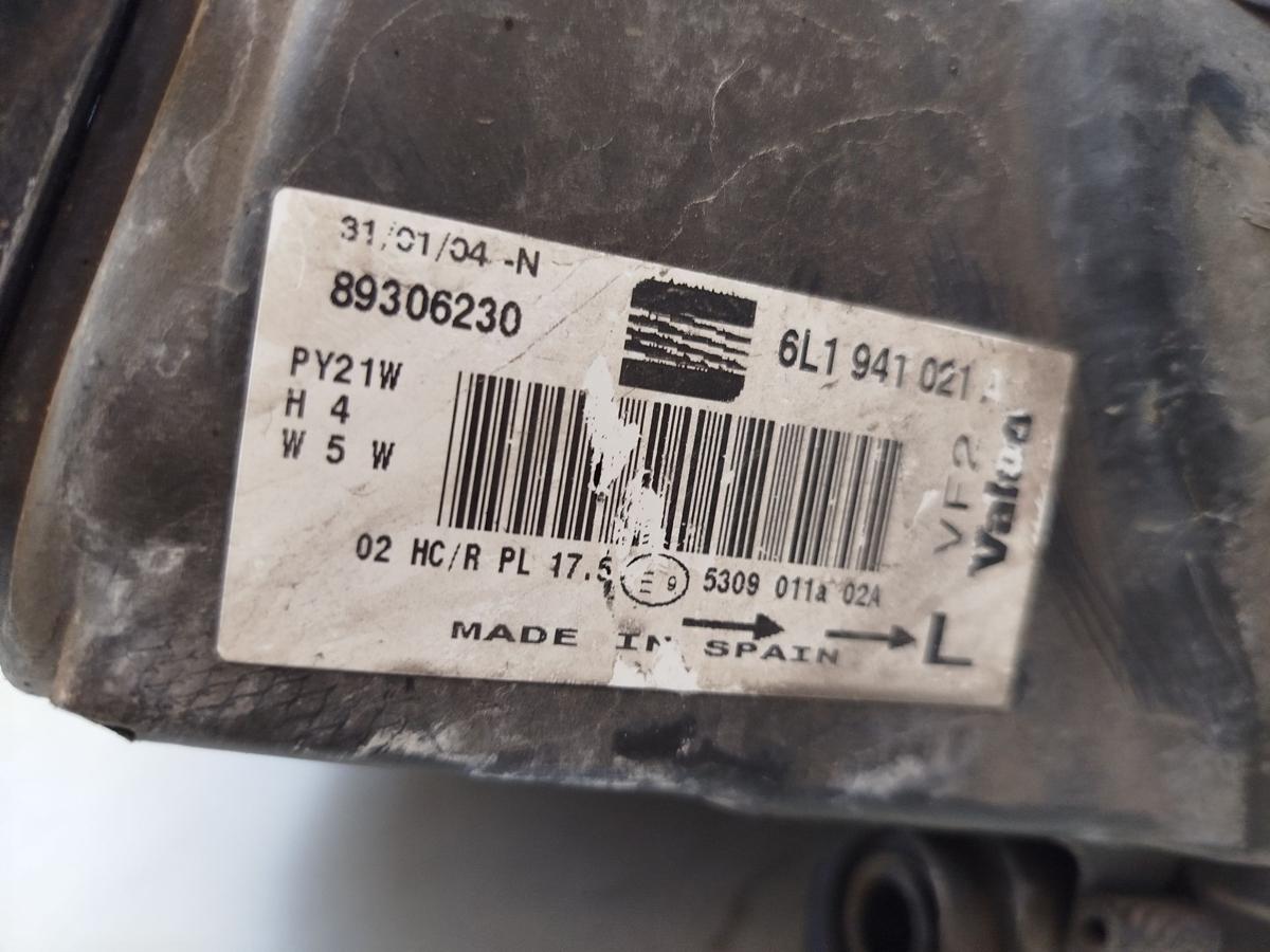 Seat Ibiza 6L Scheinwerfer Hauptscheinwerfer Frontscheinwerfer vorn links H4 OE