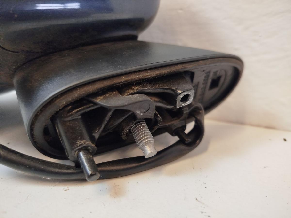 Opel Corsa D Aussenspiegel Spiegel R&uuml;ckspiegel links elektr Z168 Metroblau Perl