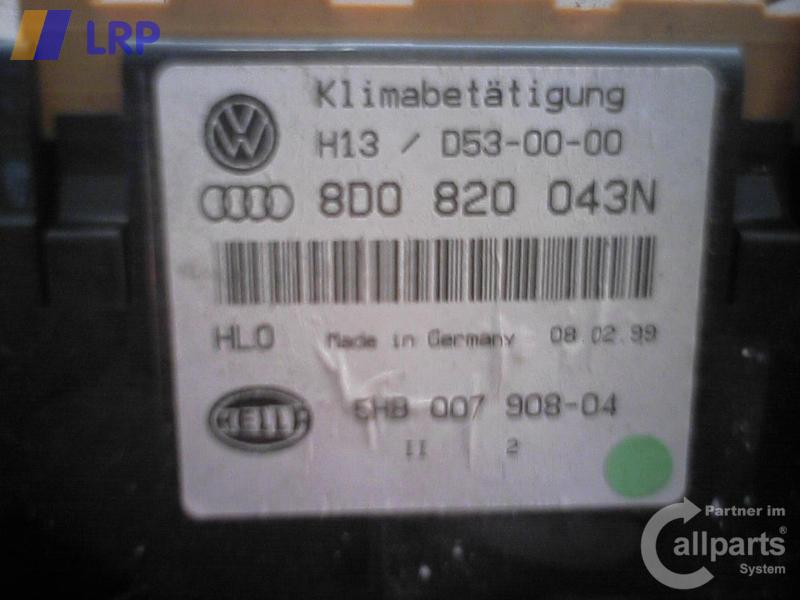 Audi A4 B5 Heizungsregulierung 5HB00790804 BJ1999