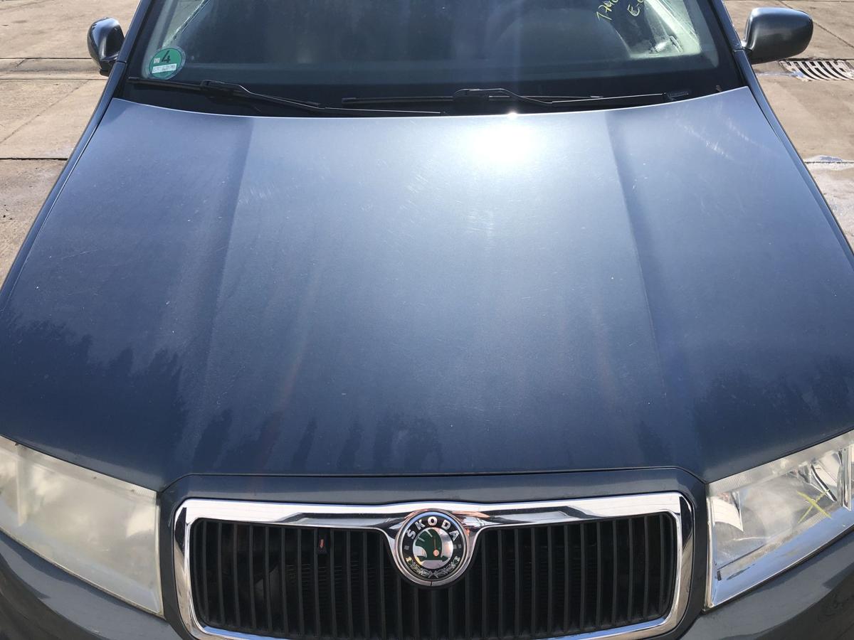 Skoda Fabia I 6Y original Motorhaube ohne Grill F7V Graphite grey Bj 2005